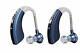 (2 Pack) Britzgo Personal Digital Hearing Aid Amplifiers BHA-220 Blue BTE- Otto