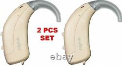 2 Pcs Signia Lotus 12P/23P/FUN P Moderate to Severe BTE 6 Channel Hearing Aids