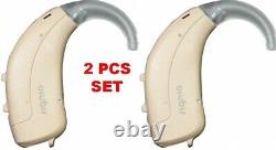 2 Pcs Signia Lotus 12SP/23SP/FUN SP Severe to Profound BTE 6 Channel Hearing Aid