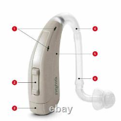 2 Pcs Signia Lotus Run P/SP Behind The Ear BTE Moderate to Profound Hearing Aids