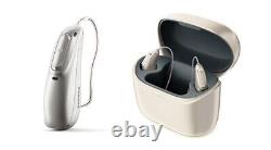 2x Phona K Audeo Lumity L50 R Behind The Ear Digital RIC Hearing Aid + Charger