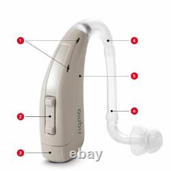 2x Signia Lotus Run P/SP Behind The Ear BTE Hearing Aids Moderate to Profound