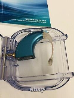 Advanced Bionics Naida CI Q90 Sound Processor With Aqua Case Kit And Extras Read