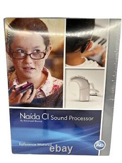Advanced Bionics Naida CI Sound Processor Withreference Material & Battery Tested