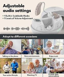 Aparatos Auditivos Para Sordos Audifonos Ancianos Oidos Amplificador Recargable