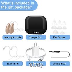 BTE Rechargeable Hearing Aids For Seniors, Sever Hearing Loss Noise Reduction