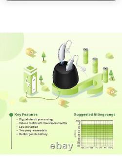 Banglijian Hearing Amplifier Ziv-201A Rechargeable Digital Noise Cancelling Smal
