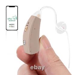 Behind-The-Ear (BTE) Hearing Aids Rechargeable Sound Voice Amplifier