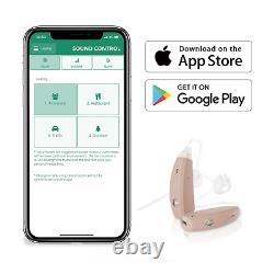 Behind-The-Ear (BTE) Hearing Aids Rechargeable Sound Voice Amplifier