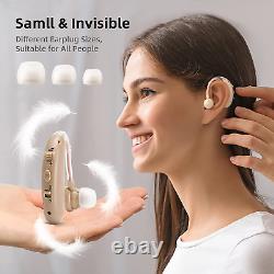Behind the Ear Hearing Amplifiers for Seniors, Rechargeable Hearing Device for A