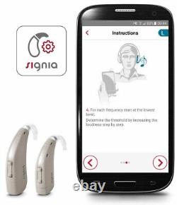 Brand New Signi RUN P Moderate Loss 70/132 dB Instant Digital BTE Hearing Aid