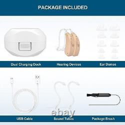Digital Rechargeable Hearing Aids/Amplifier with Noise Cancelation