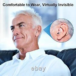 Hearing Aids For Seniors, Invisible Rechargeable Amplifier With Noise Cancelling