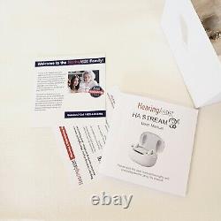 Hearing Assist STREAM Rechargeable Streaming BTE Kit Gray (2pc) Please read