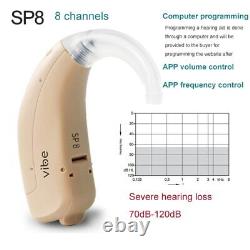 High-End Siemens VIBE Hearing Aids Original Digital BTE P6/SP6/P8/SP8 Channels
