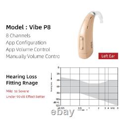 High-End Siemens Vibe Hearing Aid Original Digital BTE SP8/P8 Channels