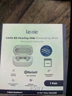 Lexie B2 Plus Self Fitting OTC Hearing Aids Powered by Bose Enabled Calls