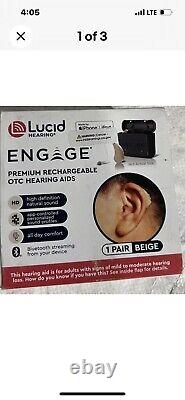 Lucid Engage Premium OTC Bluetooth Hearing Aids withBattery For ANDROID