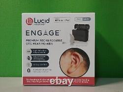 Lucid Engage Premium OTC Hearing Aids With Bluetooth For iPhone/ iPad GRAY