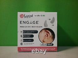 Lucid Hearing BT Engage Premium OTC Hearing Aids For ANDROID GRAY