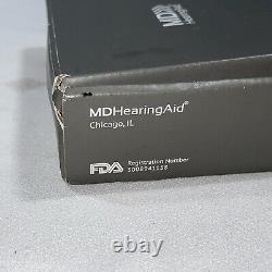 MD Hearing Aid Air Both Ears Left & Right With Carry Case Box and Batteries