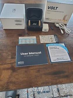 MD Hearing Aid VOLT Series H Digital Rechargeable New Open Box! Free Shipping