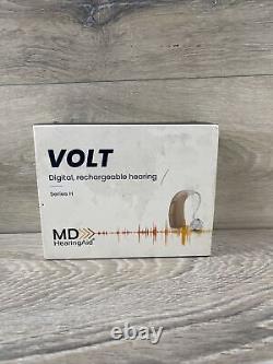 MD Volt Digital Rechargeable Hearing Aid Series H Nearly Invisible New