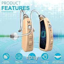 NAN0 Style RX2000 High Definition Rechargeable Hearing Device Set USA SELLER