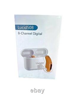 NEW Hearing Aids Vivtone Lucid508 Rechargeable for Adults & Seniors 1 Pair