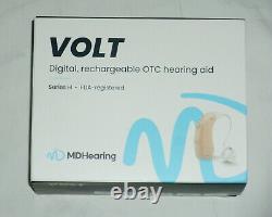 ONE PAIR NEW MDHearing Volt Digital Rechargeable OTC Hearing Aids 25% DISCOUNT