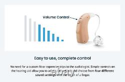ONE PAIR NEW MDHearing Volt Digital Rechargeable OTC Hearing Aids 25% DISCOUNT