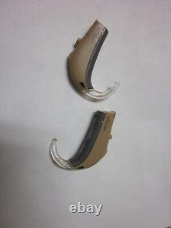 OTICON Pair Behind-the-ear Safran DIGITAL HEARING AIDS Beige / Grey Size 13 Bat