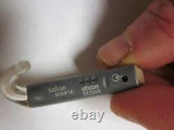 OTICON Pair Behind-the-ear Safran DIGITAL HEARING AIDS Beige / Grey Size 13 Bat