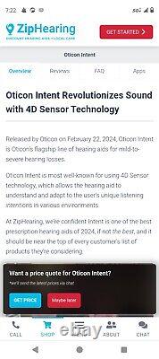 Oticon Intent 1 Mini Rite