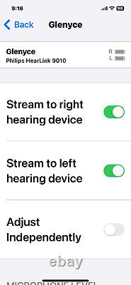 PAIR OF 2019 PHILIPS HEARLINK 9010 PP BTE DIGITAL HEARING AIDS iPHONE COMPATIBLE