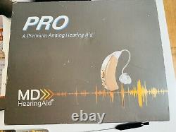 PRO MD Hearing Aids, Left And Right Side Plus Accessories