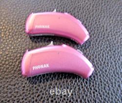 Phonak Sky V50-P Behind The Ear PAIR Digital Hearing Aids FACTORY REFURBISHED