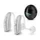 RCA OTC Behind-The-Ear Hearing Aids With Charging Case, Silver