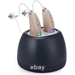 Rechargeable BTE Hearing Amplifier to Aid for Adults Seniors, Hearing Assist Mag