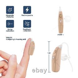 Rechargeable Sound Voice Amplifier Behind-The-Ear (BTE) Wireless Hearing Aids