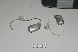 Rexton Cobalt Hearing Aids With Extra Tips, Batteries And Remote W1b