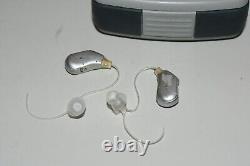 Rexton Cobalt Hearing Aids With Extra Tips, Batteries And Remote W1b