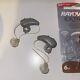 Siemens Pure Primax Hearing Aids with case behind ear
