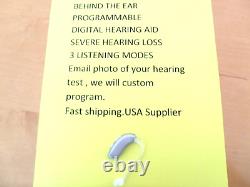 Two Programmable Behind The Ear Digital Hearing Aid Profound Loss