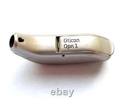 Used, Oticon OPN 1 miniRITE / 312 Battery / Beige Color USA Shipping