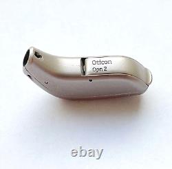 Used, Oticon OPN 2 miniRITE /48 Processing Channels/Beige Color USA Shipping