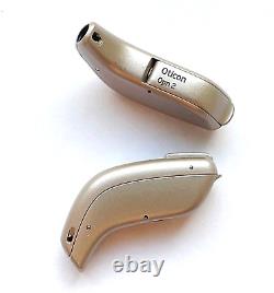 Used, Pair of Oticon OPN 2 miniRITE / Beige Color USA Shipping