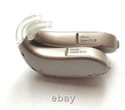 Used, Pair of Oticon Xceed 3 UP behind the ear BTE/Beige color USA Shipping